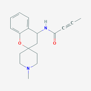 N-(1'-methylspiro[chromane-2,4'-piperidin]-4-yl)but-2-ynamide