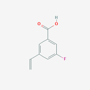 molecular formula C9H7FO2 B2414167 3-乙烯基-5-氟苯甲酸 CAS No. 871224-25-8