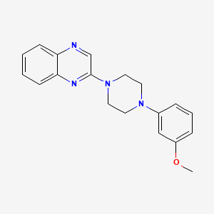 2-[4-(3-Methoxyphenyl)piperazino]quinoxaline