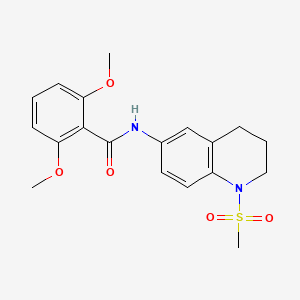 N-(1-methanesulfonyl-1,2,3,4-tetrahydroquinolin-6-yl)-2,6-dimethoxybenzamide