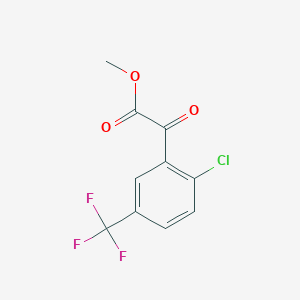 molecular formula C10H6ClF3O3 B2414204 2-(2-氯-5-(三氟甲基)苯基)-2-氧代乙酸甲酯 CAS No. 2095410-12-9