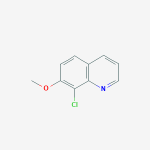 molecular formula C10H8ClNO B2414212 8-Chloro-7-methoxyquinoline CAS No. 1422978-91-3