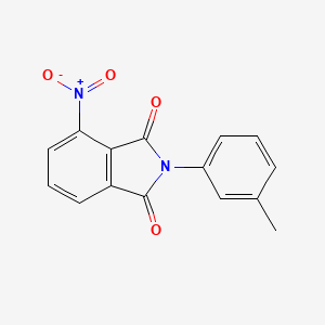 molecular formula C15H10N2O4 B2414253 2-(3-methylphenyl)-4-nitro-1H-isoindole-1,3(2H)-dione CAS No. 53555-09-2