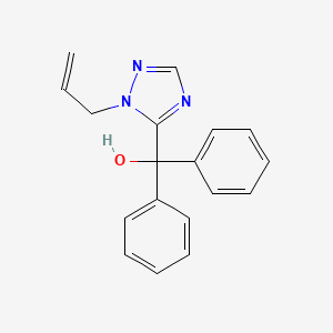 Diphenyl-(2-prop-2-enyl-1,2,4-triazol-3-yl)methanol