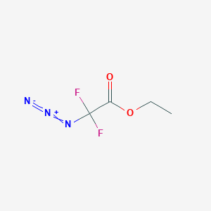 molecular formula C4H5F2N3O2 B2414269 Ethyl 2-azido-2,2-difluoroacetate CAS No. 153755-61-4
