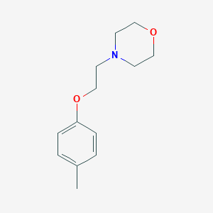 molecular formula C13H19NO2 B241427 4-[2-(4-Methylphenoxy)ethyl]morpholine 