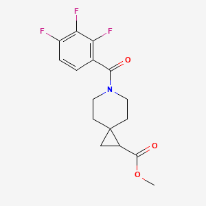 Methyl 6-(2,3,4-trifluorobenzoyl)-6-azaspiro[2.5]octane-1-carboxylate