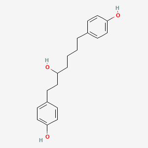 molecular formula C19H24O3 B2414288 1,7-Bis(4-hydroxyphenyl)-3-heptanol CAS No. 98119-94-9