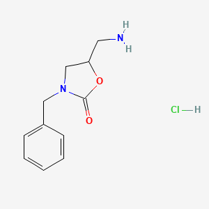 5-(Aminomethyl)-3-benzyl-1,3-oxazolidin-2-one hydrochloride