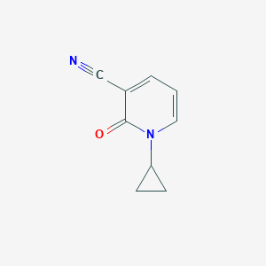 molecular formula C9H8N2O B2414316 1-环丙基-2-氧代吡啶-3-腈 CAS No. 1267956-49-9