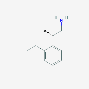 (2S)-2-(2-Ethylphenyl)propan-1-amine