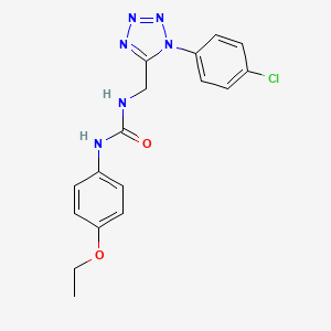 1-((1-(4-chlorophenyl)-1H-tetrazol-5-yl)methyl)-3-(4-ethoxyphenyl)urea