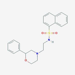 N-(2-(2-phenylmorpholino)ethyl)naphthalene-1-sulfonamide
