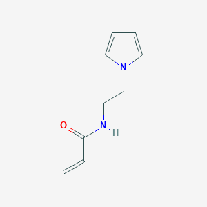 molecular formula C9H12N2O B2414369 N-(2-pyrrol-1-ylethyl)prop-2-enamide CAS No. 300396-24-1