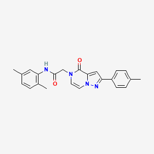 molecular formula C23H22N4O2 B2414374 N-(2,5-dimethylphenyl)-2-[2-(4-methylphenyl)-4-oxopyrazolo[1,5-a]pyrazin-5(4H)-yl]acetamide CAS No. 941963-54-8