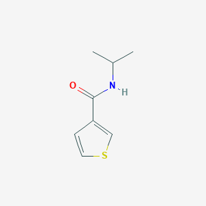 molecular formula C8H11NOS B2414394 N-异丙基噻吩-3-甲酰胺 CAS No. 531549-10-7