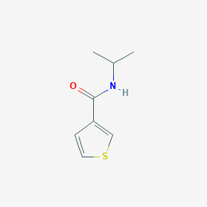 molecular formula C8H11NOS B2414394 N-イソプロピルチオフェン-3-カルボキサミド CAS No. 531549-10-7