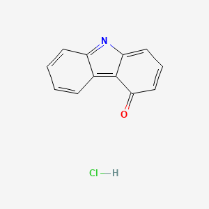 molecular formula C12H8ClNO B2414402 Carbazol-4-one hydrochloride CAS No. 119812-29-2; 99614-70-7