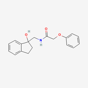 N-((1-hydroxy-2,3-dihydro-1H-inden-1-yl)methyl)-2-phenoxyacetamide