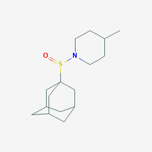 molecular formula C16H27NOS B241441 1-(1-Adamantylsulfinyl)-4-methylpiperidine 