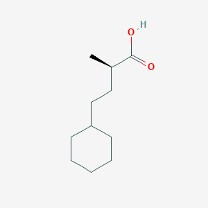 molecular formula C11H20O2 B2414414 (2R)-4-Cyclohexyl-2-methylbutanoic acid CAS No. 2248209-21-2