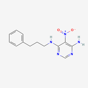 5-nitro-N-(3-phenylpropyl)pyrimidine-4,6-diamine