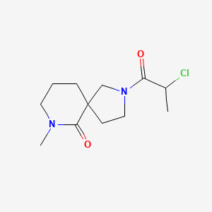 2-(2-Chloropropanoyl)-7-methyl-2,7-diazaspiro[4.5]decan-6-one