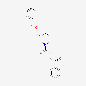 1-(3-((Benzyloxy)methyl)piperidin-1-yl)-4-phenylbutane-1,4-dione