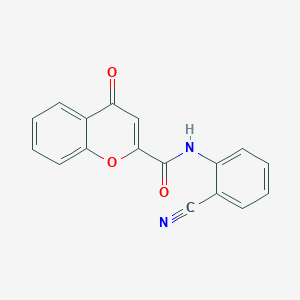 N-(2-cyanophenyl)-4-oxochromene-2-carboxamide