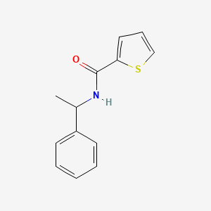 molecular formula C13H13NOS B2414526 N-(1-phenylethyl)thiophene-2-carboxamide CAS No. 313516-35-7