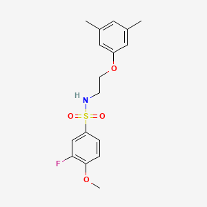 N-(2-(3,5-dimethylphenoxy)ethyl)-3-fluoro-4-methoxybenzenesulfonamide