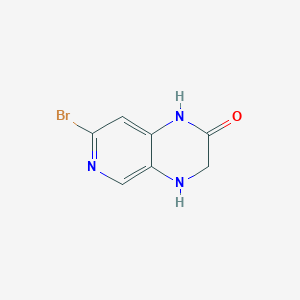 7-bromo-3,4-dihydropyrido[3,4-b]pyrazin-2(1H)-one