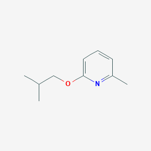 molecular formula C10H15NO B2414552 2-Methyl-6-(2-methylpropoxy)pyridine CAS No. 1820665-50-6