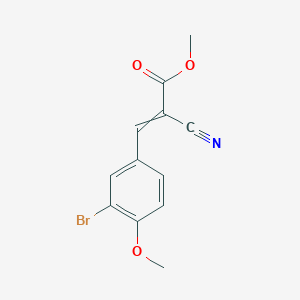 Methyl 3-(3-bromo-4-methoxyphenyl)-2-cyanoacrylate