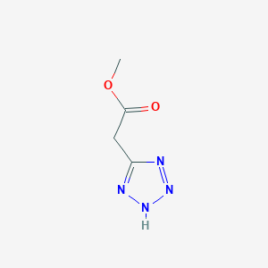 molecular formula C4H6N4O2 B2414586 2-(2H-1,2,3,4-四唑-5-基)乙酸甲酯 CAS No. 26476-32-4