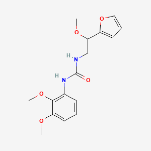 molecular formula C16H20N2O5 B2414670 1-(2,3-Dimethoxyphenyl)-3-(2-(furan-2-yl)-2-methoxyethyl)urea CAS No. 1798660-35-1