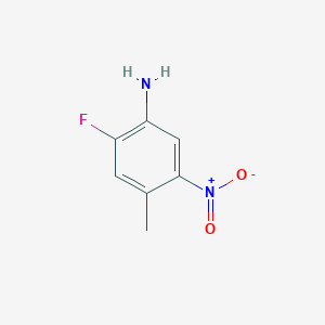 molecular formula C7H7FN2O2 B2414679 2-氟-4-甲基-5-硝基苯胺 CAS No. 259860-00-9