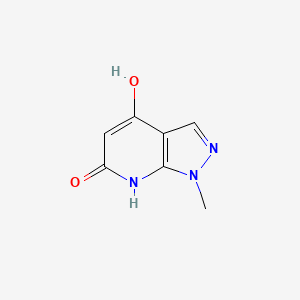 4-Hydroxy-1-methyl-1H-pyrazolo[3,4-b]pyridin-6(7H)-one