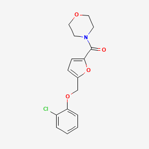 [5-(2-Chloro-phenoxymethyl)-furan-2-yl]-morpholin-4-yl-methanone