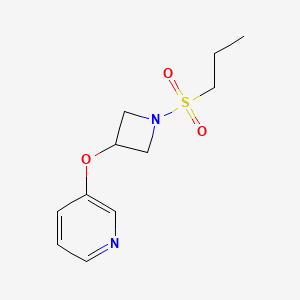3-((1-(Propylsulfonyl)azetidin-3-yl)oxy)pyridine