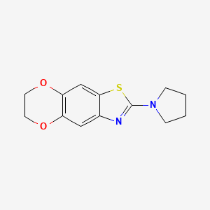 2-Pyrrolidin-1-yl-6,7-dihydro-[1,4]dioxino[2,3-f][1,3]benzothiazole