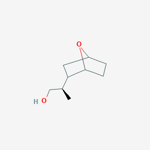 molecular formula C9H16O2 B2414759 (2R)-2-(7-Oxabicyclo[2.2.1]heptan-2-yl)propan-1-ol CAS No. 2248221-27-2