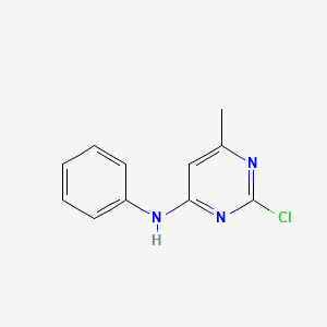 molecular formula C11H10ClN3 B2414765 2-chloro-6-methyl-N-phenylpyrimidin-4-amine CAS No. 51944-25-3