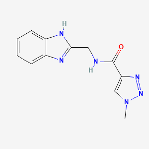 N-((1H-benzo[d]imidazol-2-yl)methyl)-1-methyl-1H-1,2,3-triazole-4-carboxamide