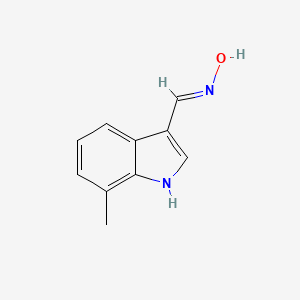 1h-Indole-3-carbaldehyde,7-methyl-,oxime