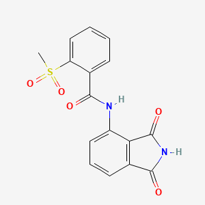 N-(1,3-dioxoisoindol-4-yl)-2-methylsulfonylbenzamide