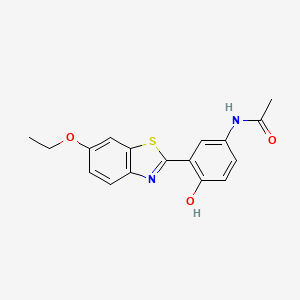 N-(3-(6-ethoxybenzo[d]thiazol-2-yl)-4-hydroxyphenyl)acetamide
