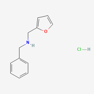 molecular formula C12H14ClNO B2414815 N-Benzyl-1-(2-furyl)methanamine hydrochloride CAS No. 42882-55-3; 4439-53-6