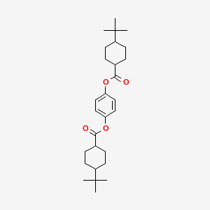 [4-(4-Tert-butylcyclohexanecarbonyl)oxyphenyl] 4-tert-butylcyclohexane-1-carboxylate