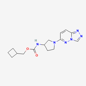 Cyclobutylmethyl (1-([1,2,4]triazolo[4,3-b]pyridazin-6-yl)pyrrolidin-3-yl)carbamate